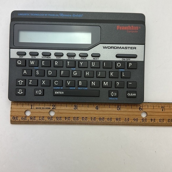 Vintage FRANKLIN WORDMASTER Deluxe Dictionary Merriam-Webster With Case - Picture 10 of 13